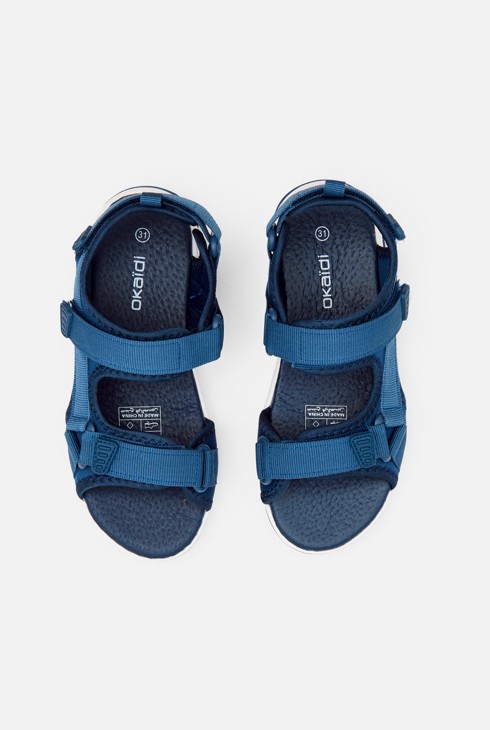 Sandalen mit Klettverschluss blau Jungen 2