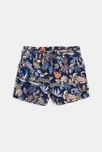 T-shirt in jersey e pantaloncini arancione con stampa per neonata 3