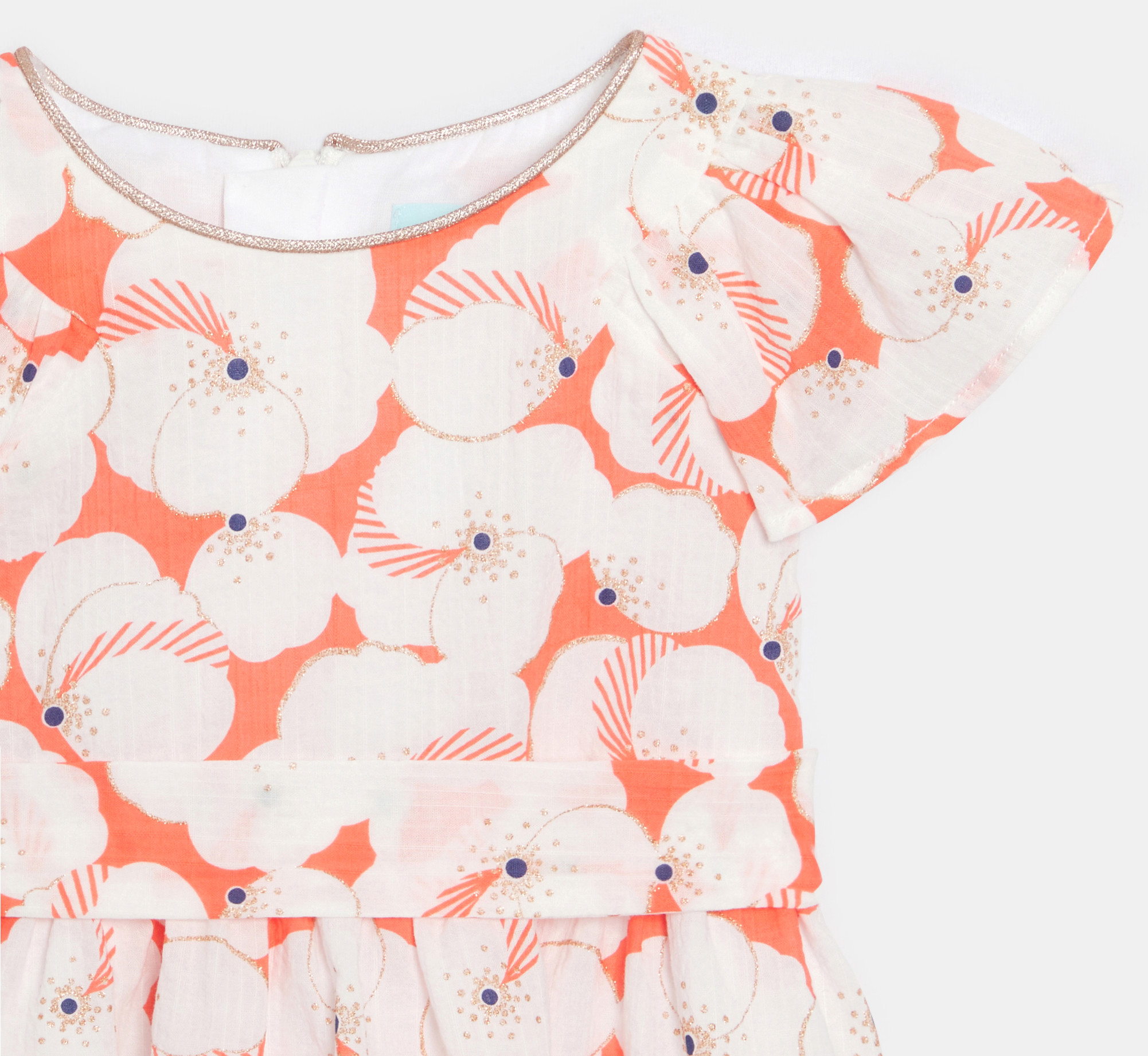 Schickes geblümtes Kleid in Rosa Kleinkind Mädchen 2