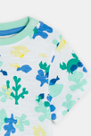 T-shirt imprimé mer blanc bébé garçon 2
