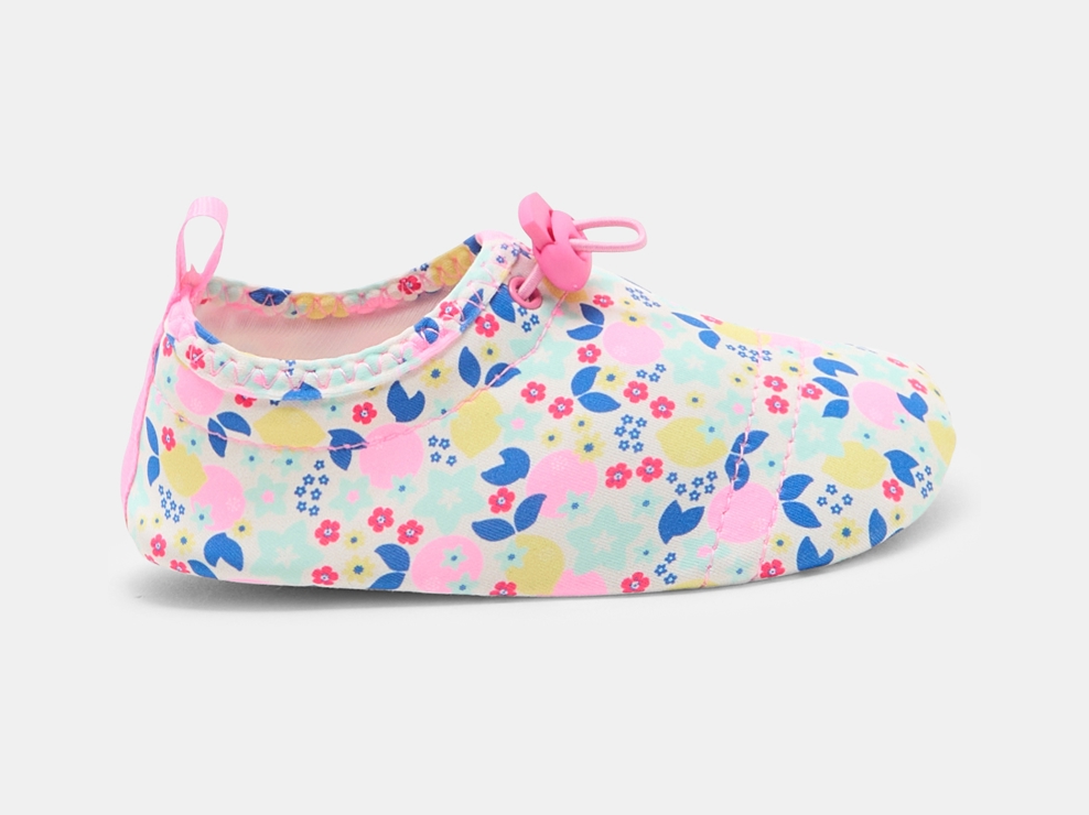 Chaussures aquatiques fruits rose bébé fille 1