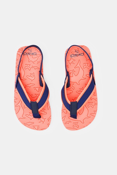 Tongs à enfiler requins rose garçon 2