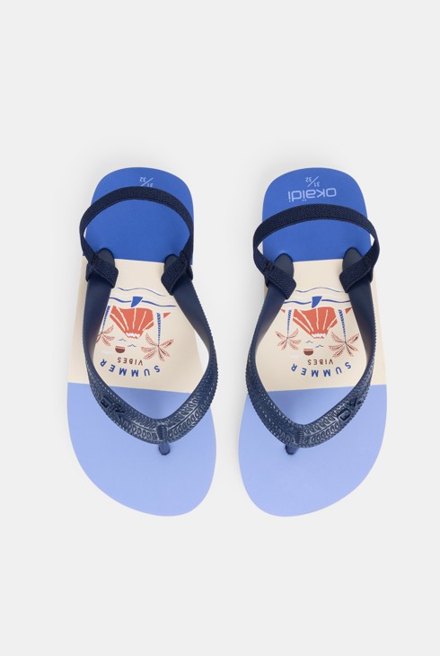 Boy's blue flip-flops 2
