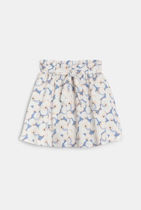 Jupe évasée imprimée bleu Fille 1