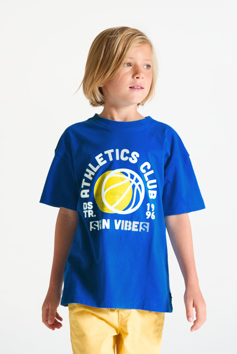 Rotes sportliches Kurzarm-T-Shirt für Jungen 2