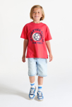 Camiseta de manga corta sportswear roja niño 1
