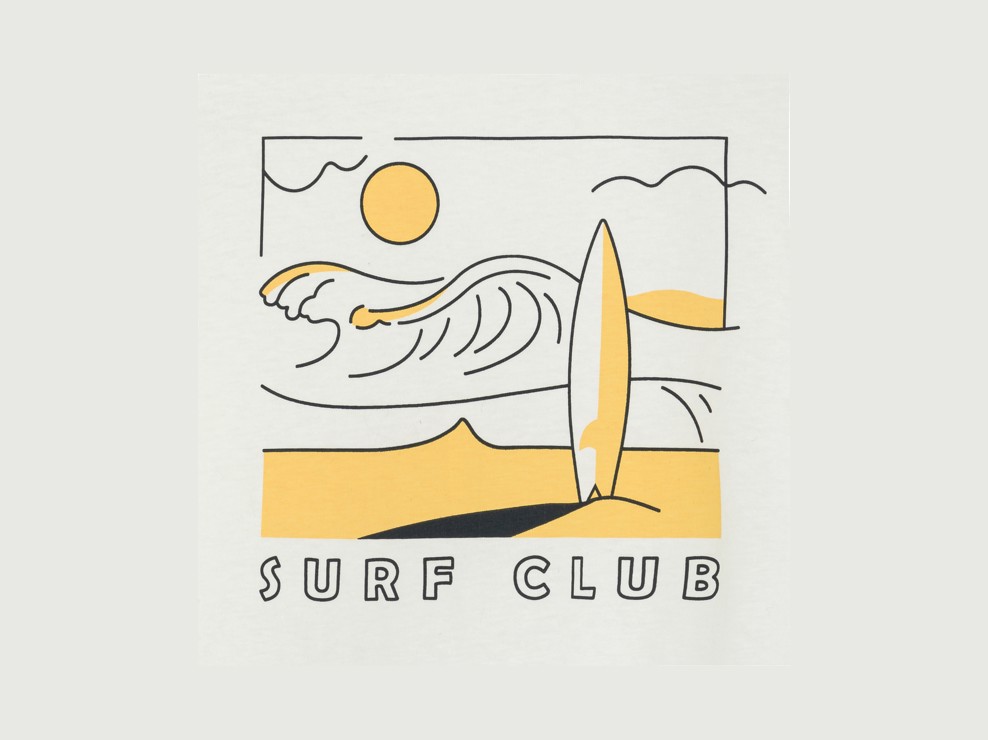 2-teiliger schwarzer Jersey-Pyjama mit Surfmotiv für Jungen 2