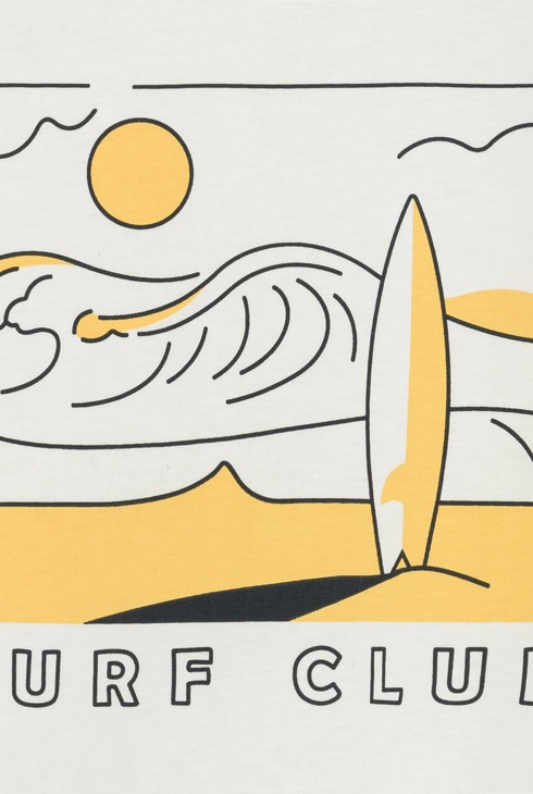 Pijama de punt de 2 peces estampat surf negre nen 2