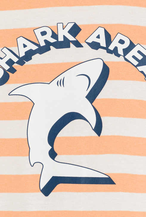 2-teiliger Sommerpyjama aus Jersey orange Jungen 2