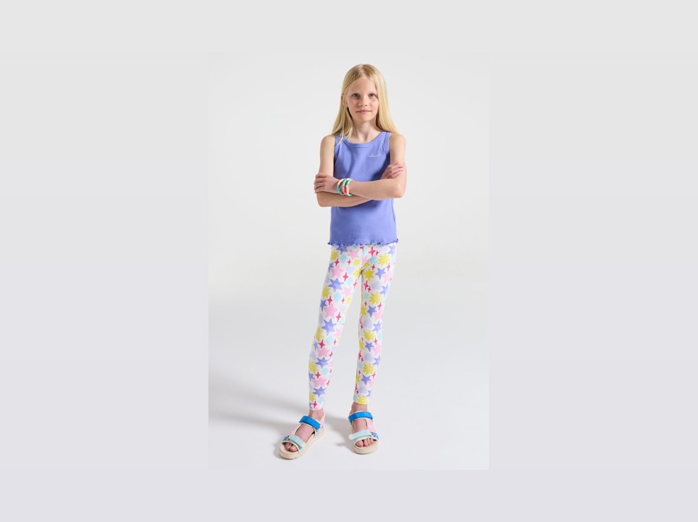 Débardeur bleu fille 1