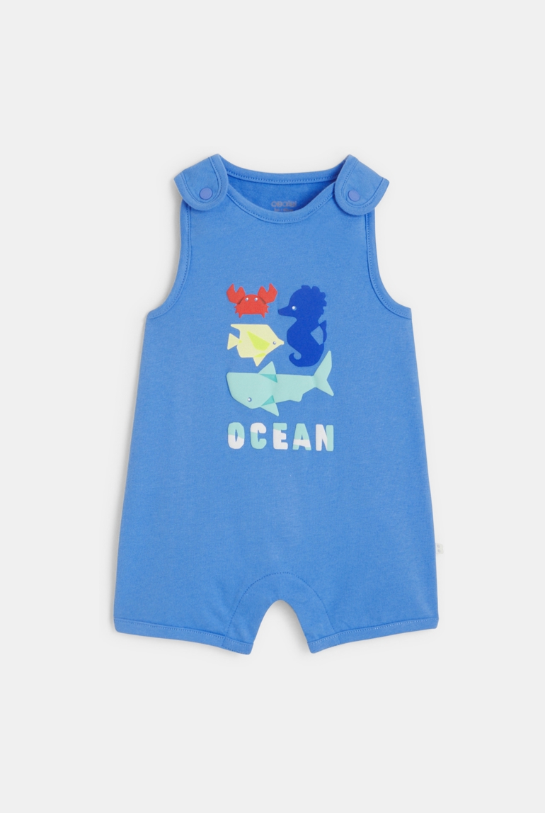 Combi courte océan bleu bébé garçon 1