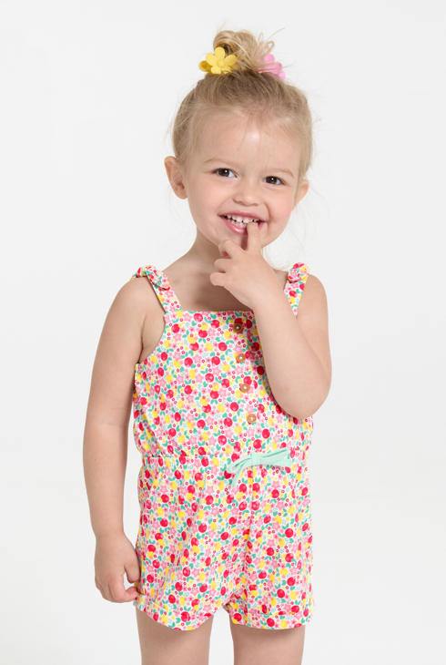 Mono corto fantasía multicolor bebé niña 1