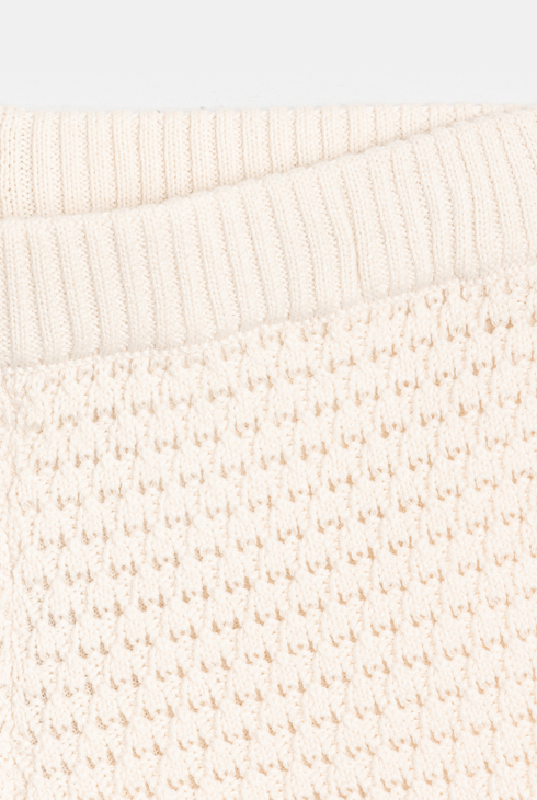 Häkel-Shorts in Ecru für Mädchen