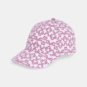 Roze pet met bloemenprint voor babymeisjes 1