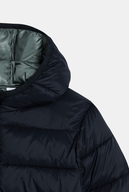 Tamnosiva pernata jakna za dječake 2