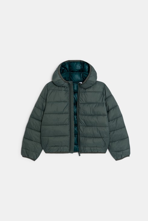 Doudoune garçon vert