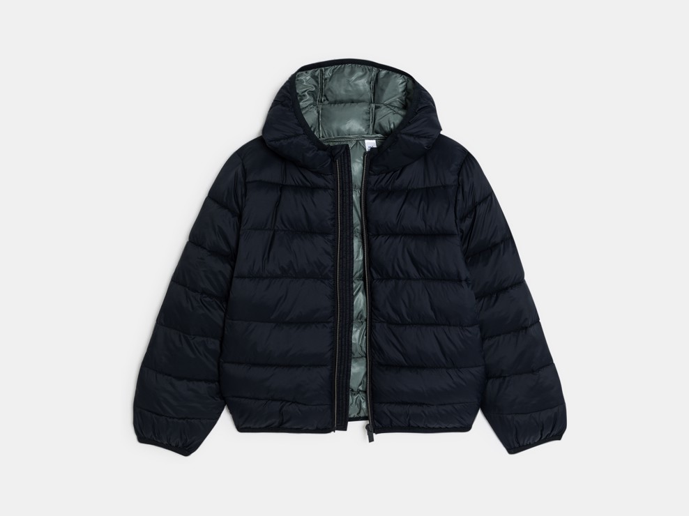 Steppjacke dunkelgrau Jungen 2