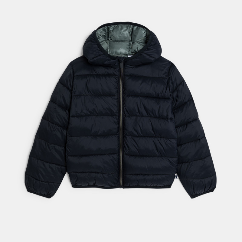 Steppjacke dunkelgrau Jungen