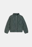Blouson zippé matelassé léger kaki Garçon