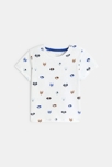 T-shirt animaux blanc bébé garçon
