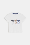 T-shirt chiens blanc bébé garçon
