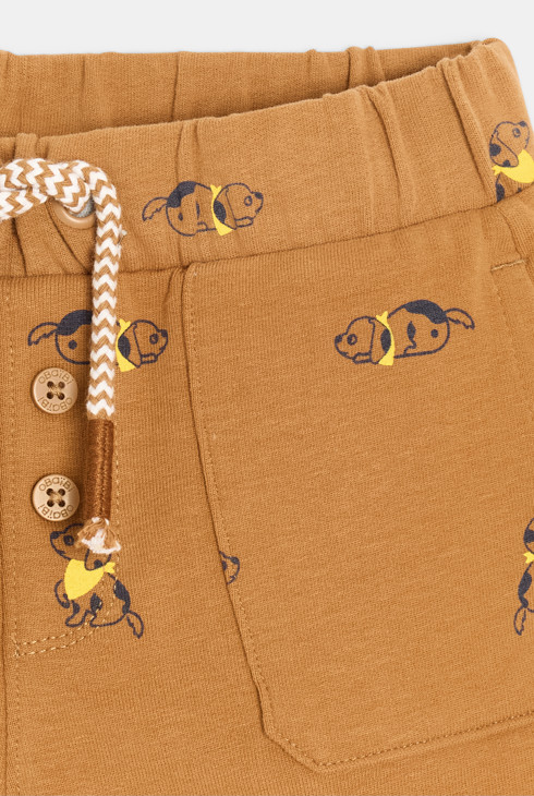 Shorts weiche Baumwolle braun Kleinkind Junge