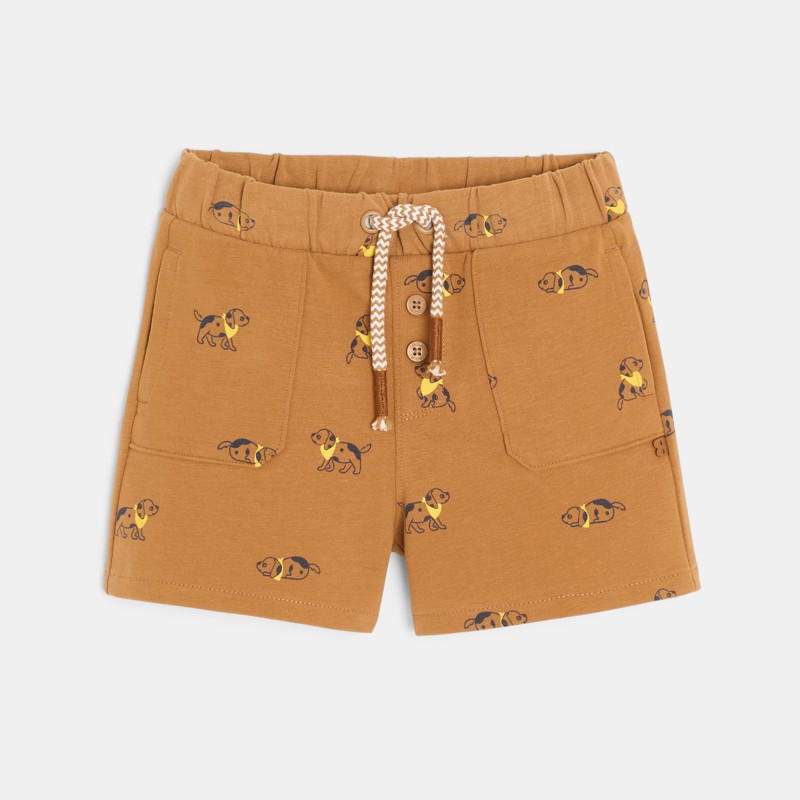 Shorts weiche Baumwolle braun Kleinkind Junge