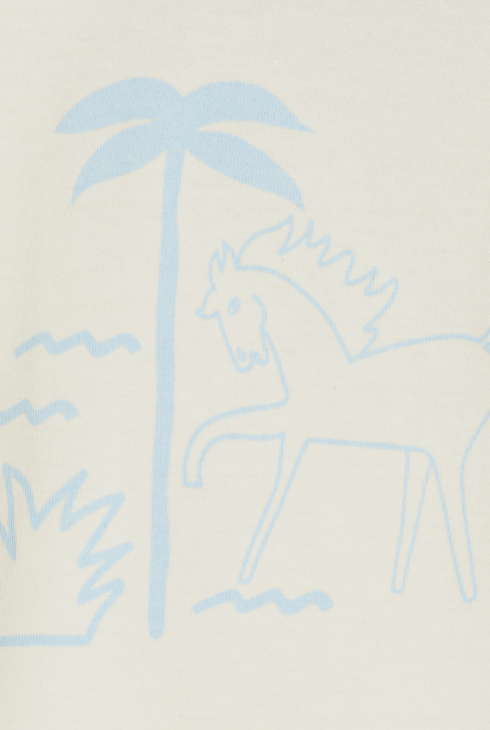 T-shirt cheval blanc bébé garçon 2
