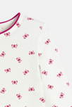 Dors-bien jersey de coton papillons blanc bébé fille 2