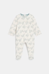Dors-bien jersey de coton poires beige bébé fille
