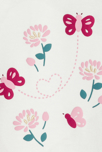 Pyjama fleurs et papillon rose bébé fille 2