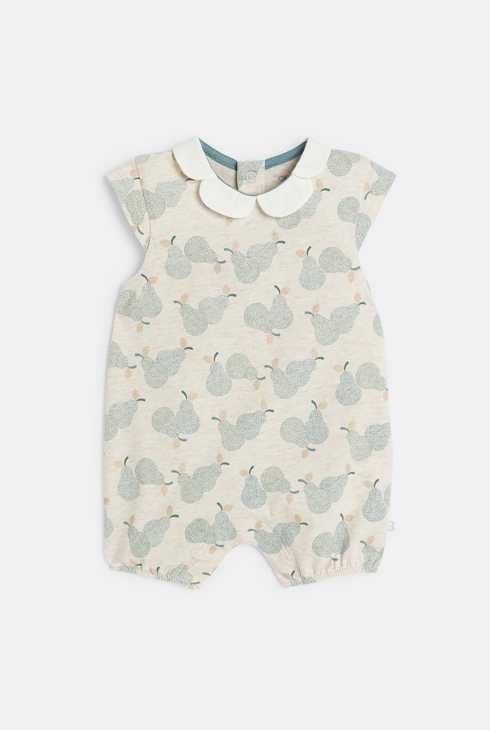 Combi courte poire beige bébé fille 1