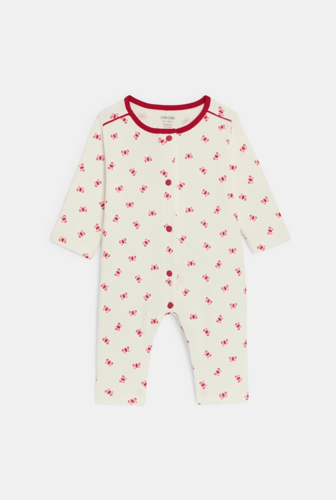 Dors-bien sans pieds papillon rose bébé fille