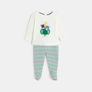 Pyjama Tiere weiß Kleinkind Junge