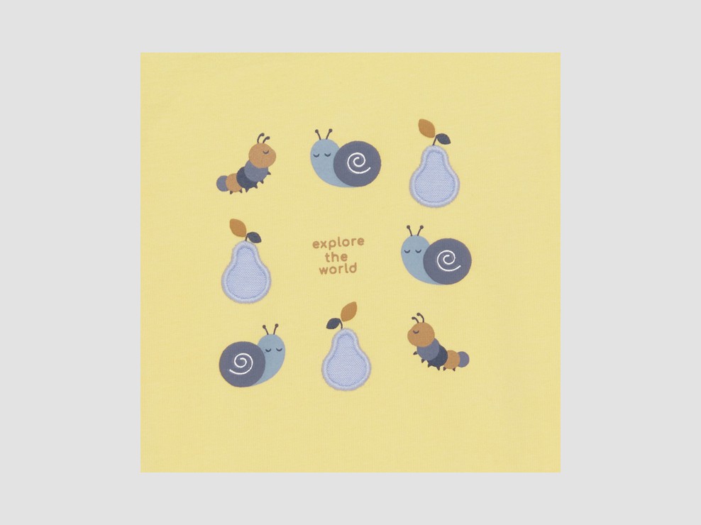 Kurzer Overall Tiere gelb Kleinkind Junge 2