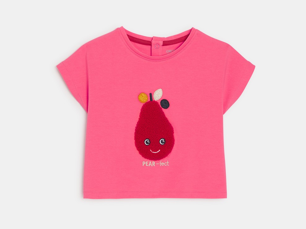 Rosa T-Shirt Sensorik Birne Kleinkind Mädchen 2