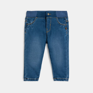 Stretch-Jeggings blau Denim Kleinkind Mädchen