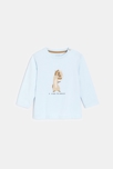 Tee-shirt animal bleu bébé garçon