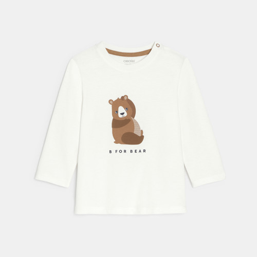 Tee-shirt Animal Blanc Bébé Garçon - Blanc - 23M - OBAIBI