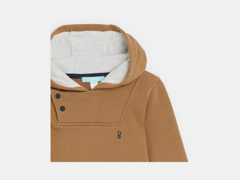 Hoodie Molton braun Kleinkind Junge 2