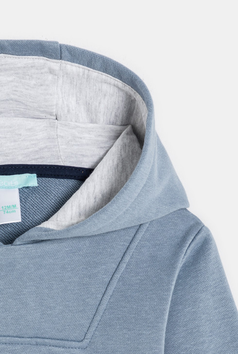 Sweat bébé garçon bleu