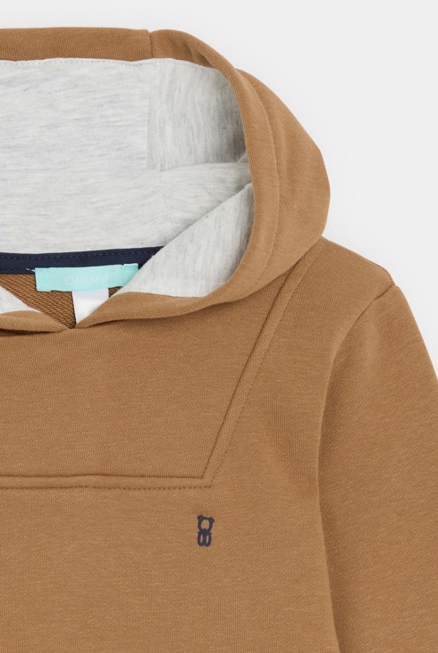 Hoodie Molton braun Kleinkind Junge 2