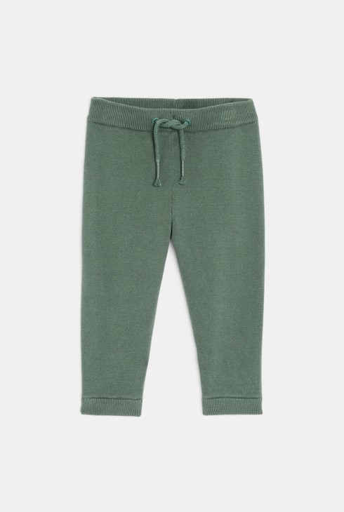Pantalón de jogging punto verde bebé unisex 1