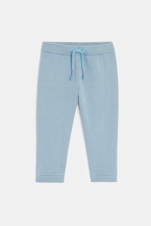 Pantalón de jogging punto azul bebé unisex 1