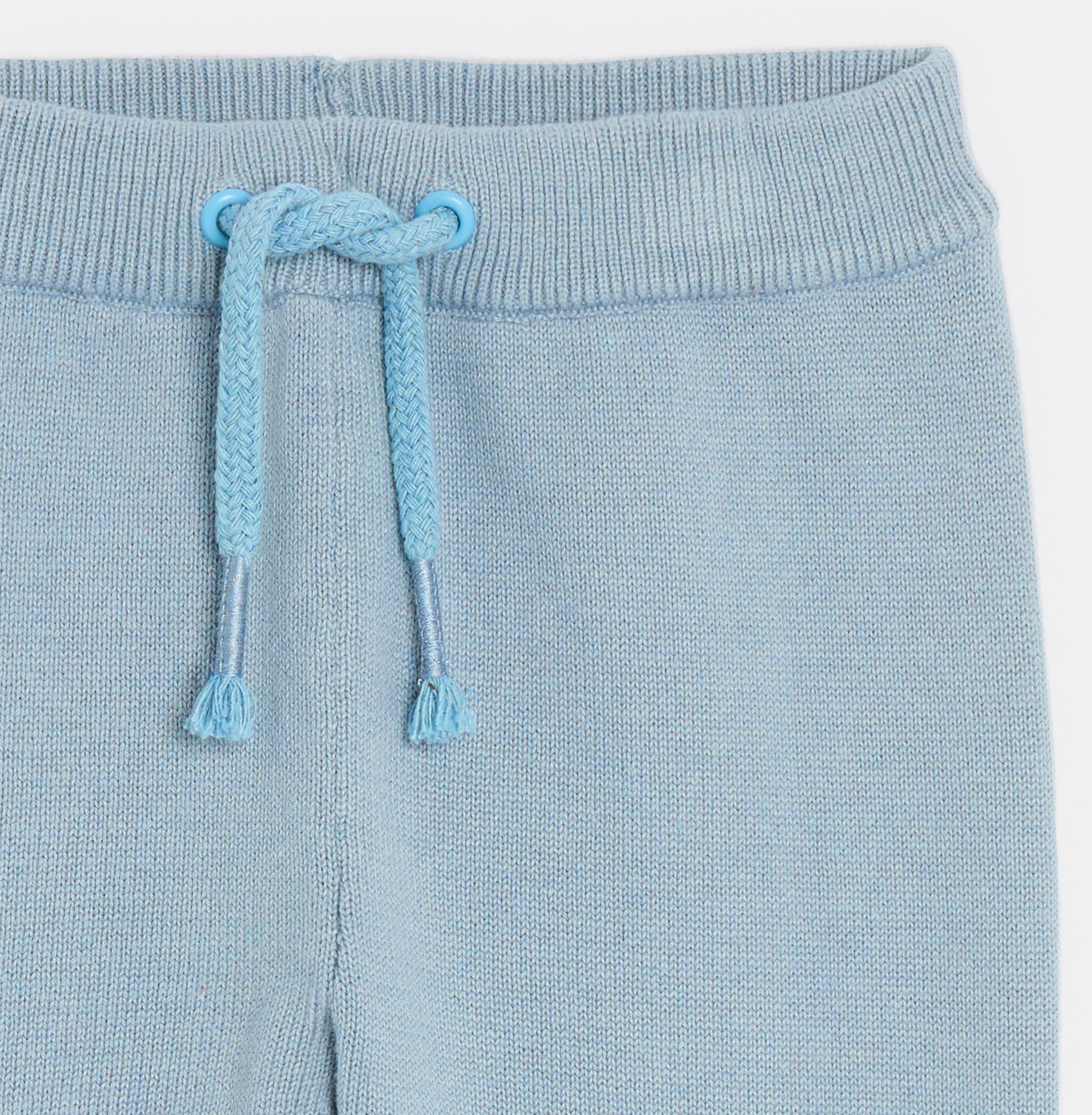 Blaue Jogginghose aus Strickgewebe für Babys unisex 2