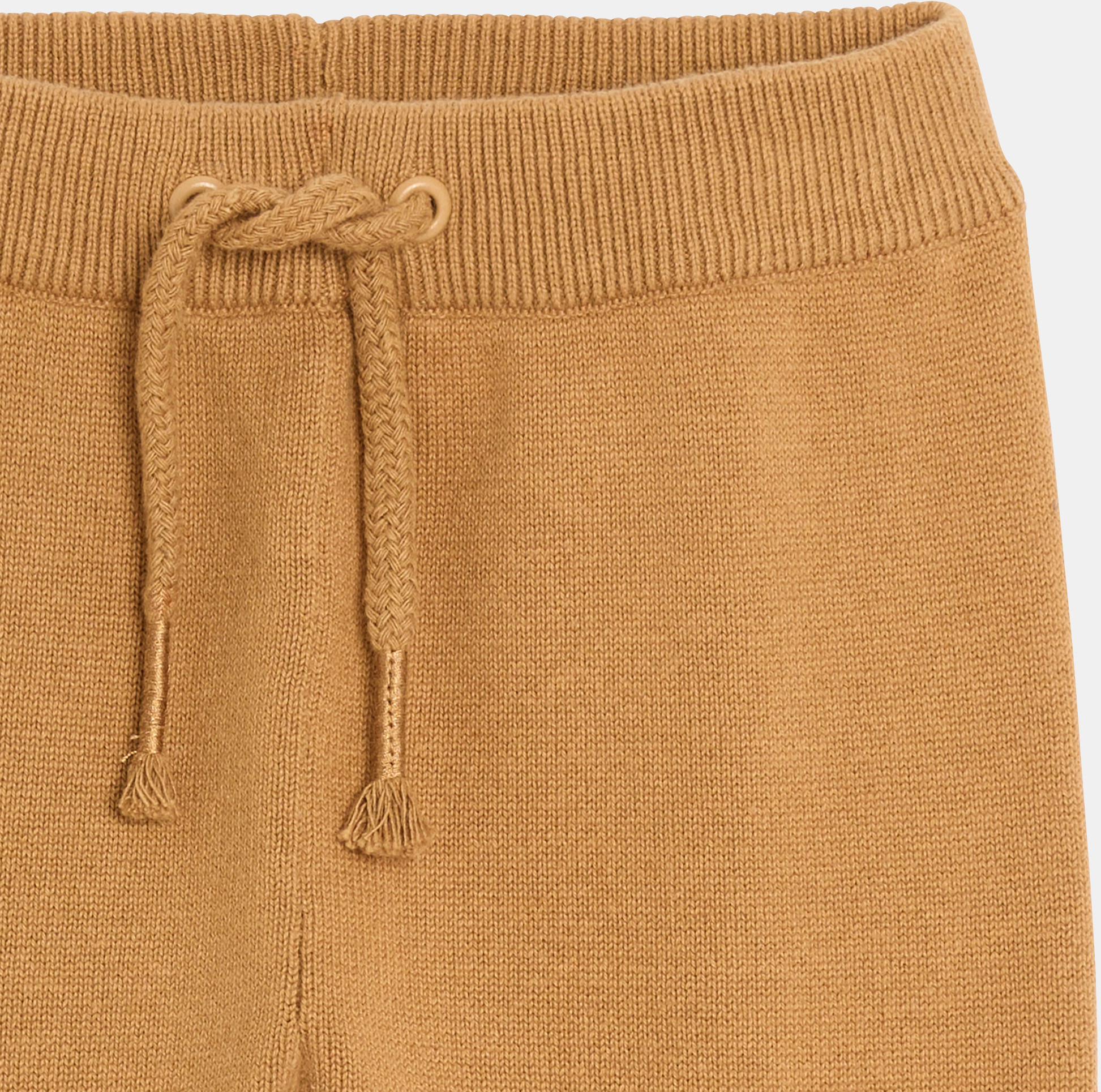 Braune Jogginghose aus Strickgewebe für Babys unisex 2