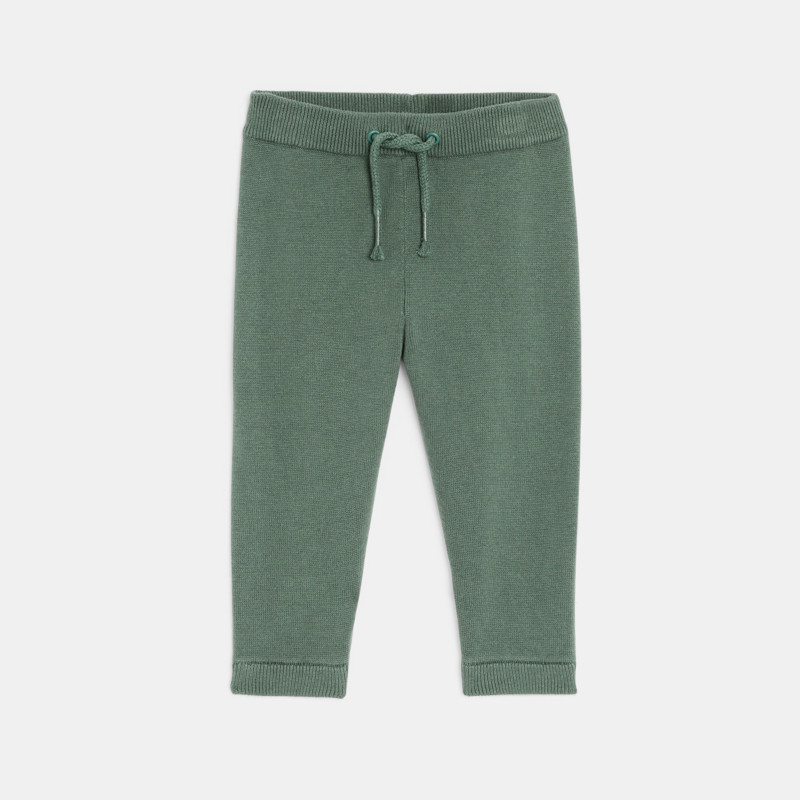 Grüne Jogginghose aus Strickgewebe für Babys unisex