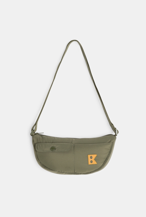 Sac-banane à bandoulière vert kaki Garçon 1