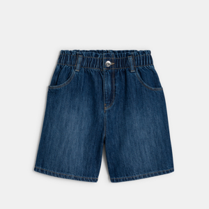 Blaue halblange Jeansshorts für Mädchen 1