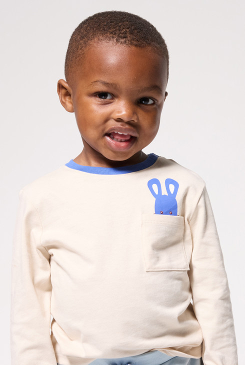 T-shirt beige à motif animalier bébé garçon 1